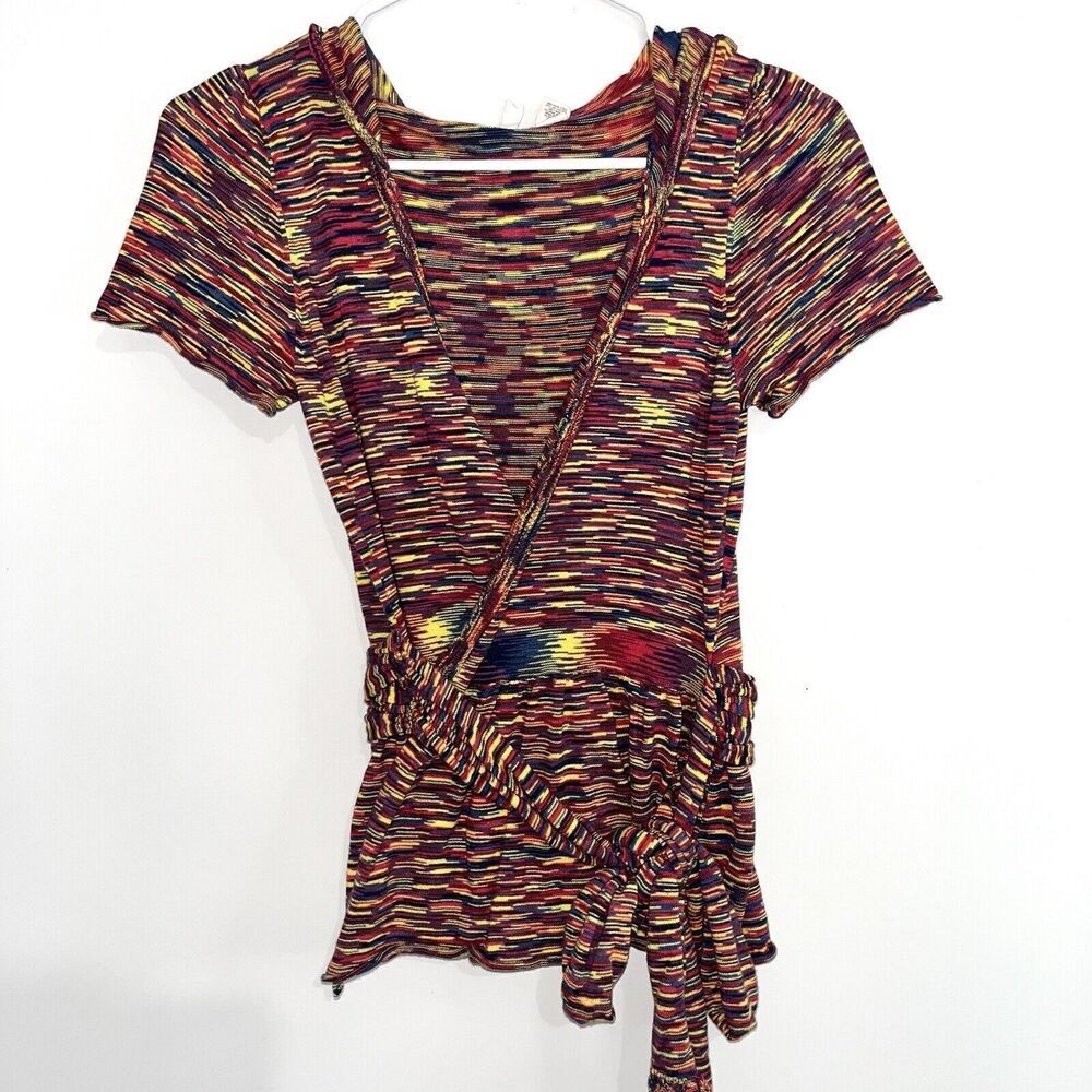 MOTH Anthropologie Women's XS Open Front Short Sleeve Knit Hoodie Sweater Top
